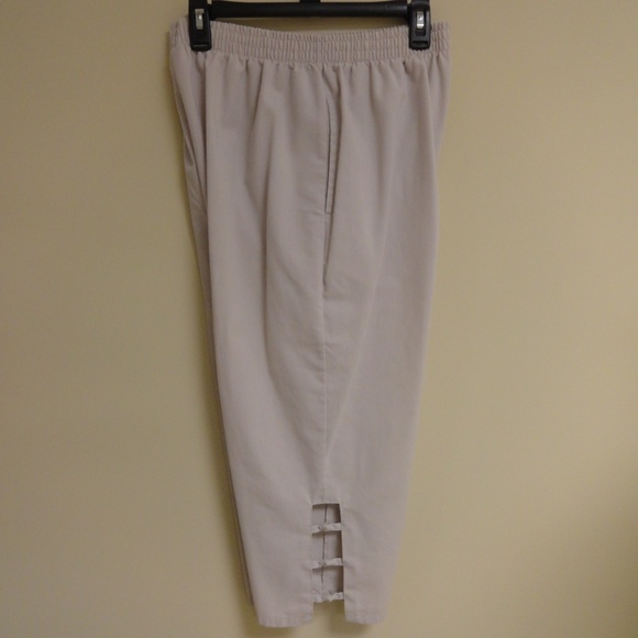 too! Jeans Light Khaki Ankle Pants With Knot Detail Poshmark